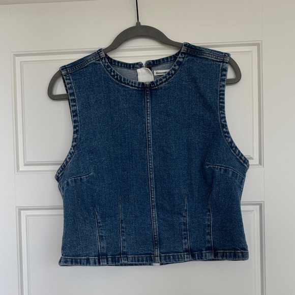 Abercrombie Denim Sleeveless Top - Picture 2 of 6